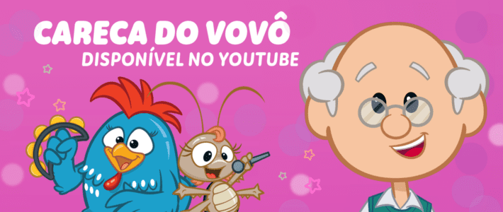 Em clima de férias, Galinha Pintadinha lança clipe “Careca do Vovô”